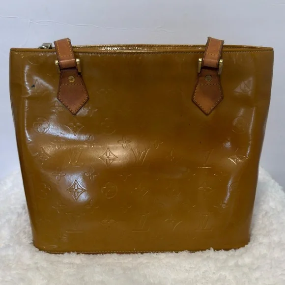 Vintage Louis Vuitton Cognac Monogram Vernis Tote - Picture 3 of 16